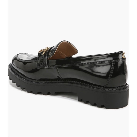 Circus NY by Sam Edelman Deana Platform Lug Sole Loafer Black & Gold Sz 9.5 NEW - Picture 15 of 16